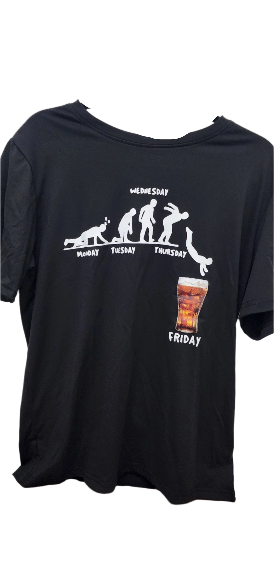 Funny Beer Graphic T Shirt (Medium)