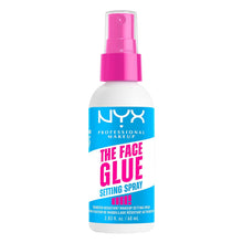 Load image into Gallery viewer, NYX PROFESSIONAL MAKEUP The Face Glue Setting Spray, Transfer-Resistant Waterproof Setting Spray, Up to 24HR Make Up Wear

