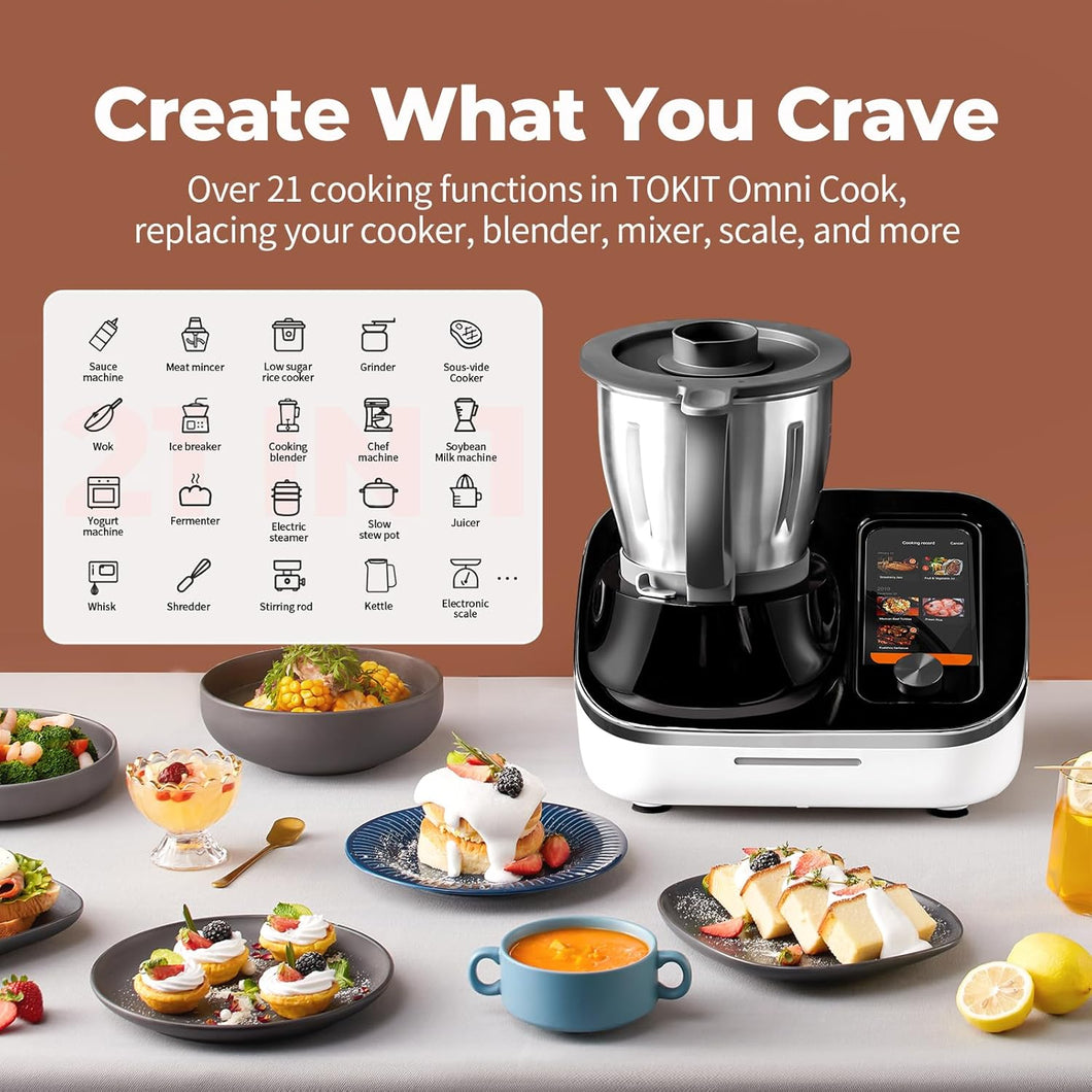 TOKIT Omni Cook C2 Chef Robot, Smart Cooking Machine