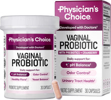 Load image into Gallery viewer, Physician's CHOICE Vaginal Probiotics for Women, pH Balance &amp; Odor, 30ct
