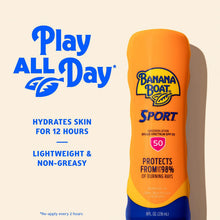 Load image into Gallery viewer, Banana Boat Sport SPF 50 Sunscreen Lotion, 8 Fl Oz
