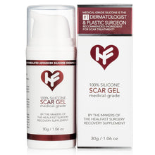 Load image into Gallery viewer, HealFast Silicone Scar Gel &amp; Cream for Surgical Scars - Medical Grade Scar Treatment &amp; Removal for Keloid, Acne, Burns, C Section, Stretch Marks
