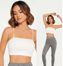 Load image into Gallery viewer, SHEIN BASICS Solid Crop Cami Top
