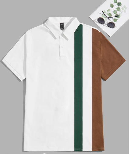Manfinity Hypemode Men Colorblock Polo Shirt