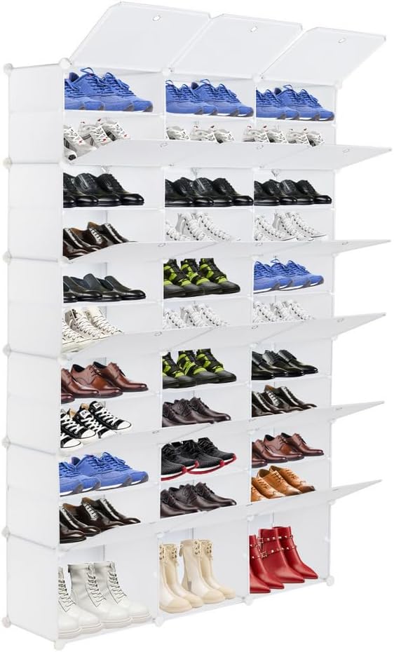 12 Tier Portable Shoe Rack Organizer