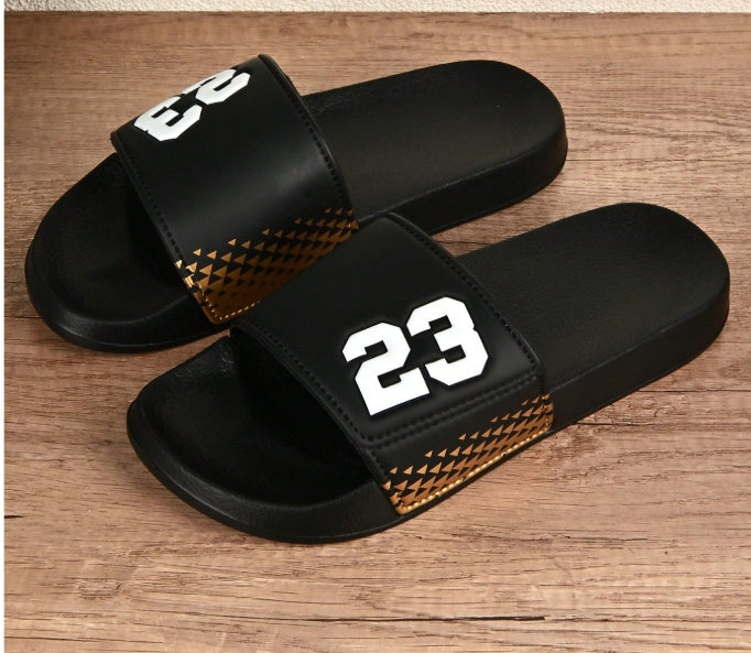 Number 23 Summer Large Men's Slippers 36-48