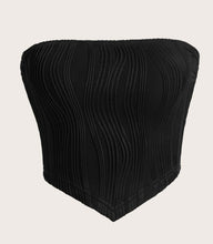 Load image into Gallery viewer, Black Knit Tube Top
