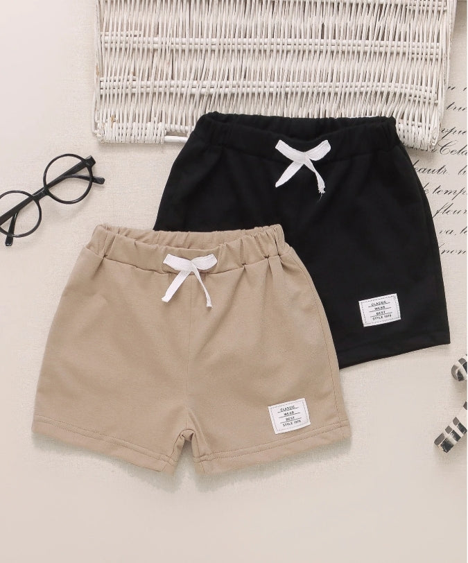 2 PC Boys Casual Drawstring Shorts (3-4Y)