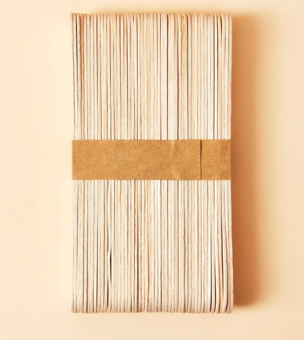 50 pcs Disposable Wax Applicator Sticks