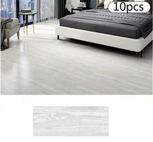 Load image into Gallery viewer, 10pcs/Set 40 X 15cm Peel and Stick Tile PVC Thick Wood Pattern Flooring (White Oak)
