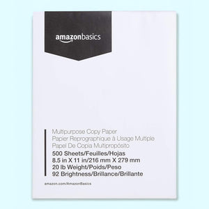 Multipurpose Copy Printer Paper, 8.5 x 11 Inches