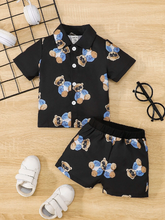 Load image into Gallery viewer, Baby Boy Bear Print Shirt &amp; Shorts
