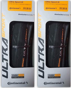 Continental Ultra Sport III Folding Pure Grip Set of 2