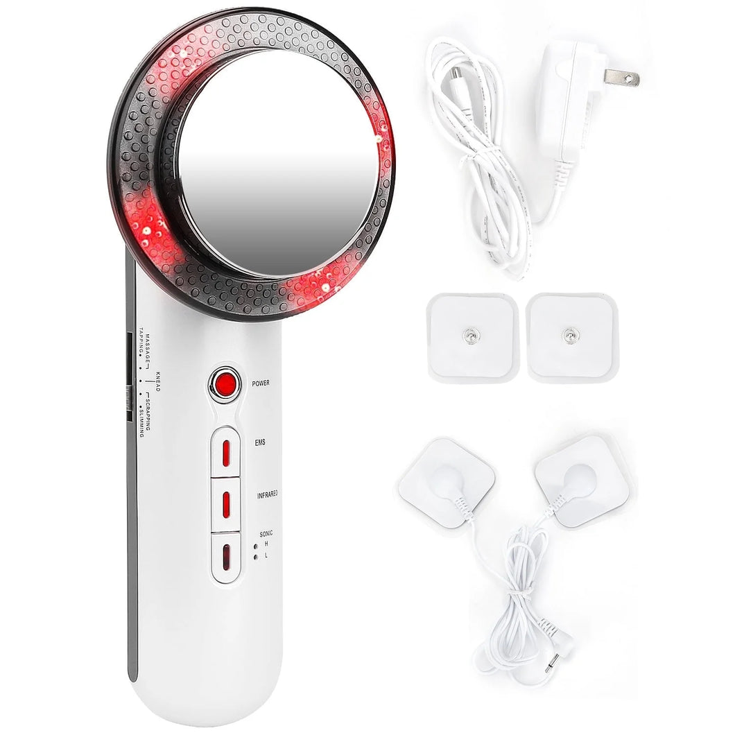 3 in 1 Multifunctional EMS Infrared Massager Fat Remover for Belly Waist Leg Arm Skincare