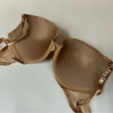 Load image into Gallery viewer, NEW Victorias Secret 38D Pushup Bra Solid Beige Floral Lace Padded Underwire
