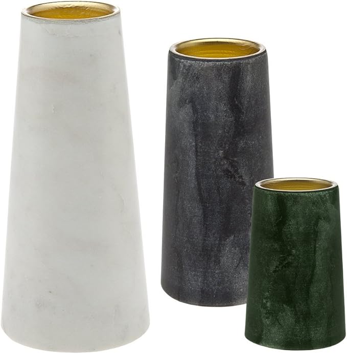 Godinger Silver Art Marble Votive Candle Holder Set