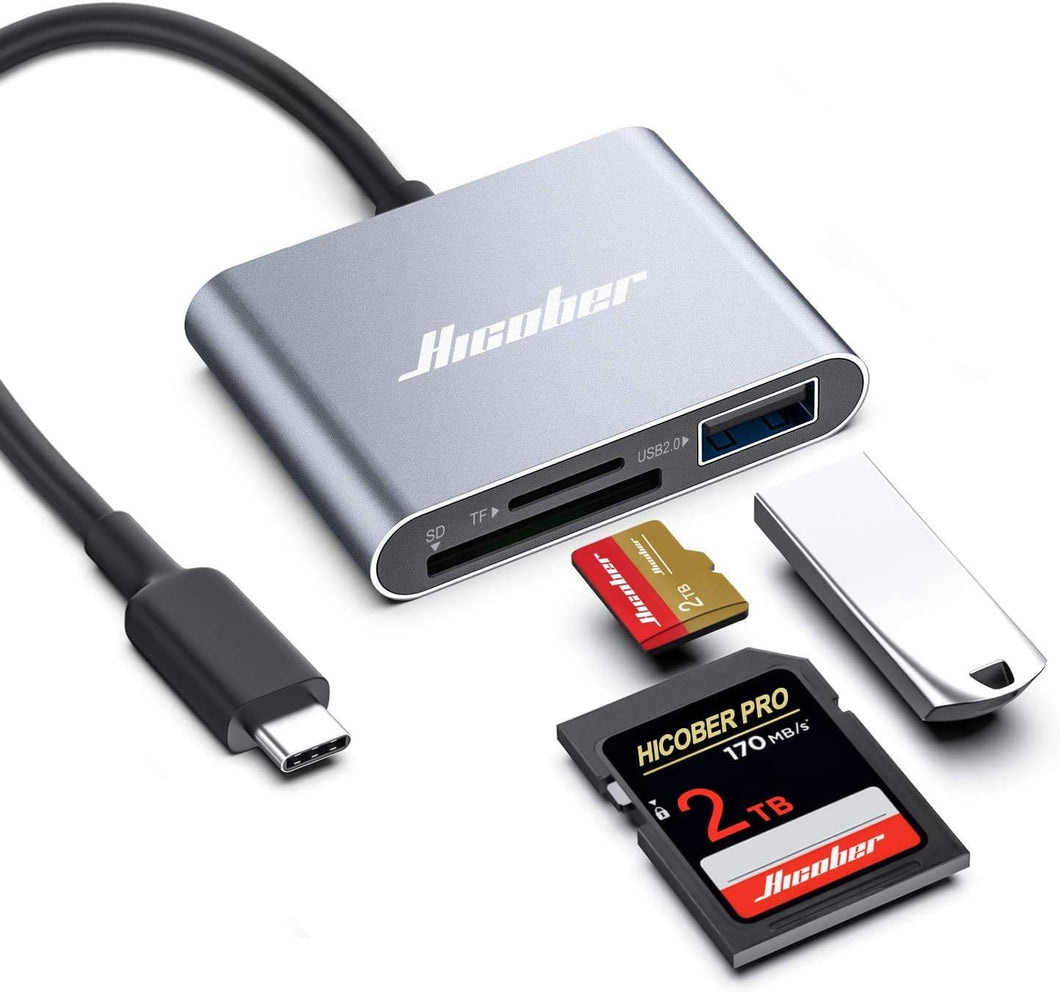 Type C to SD Card Reader Adapter 2TB Capacity