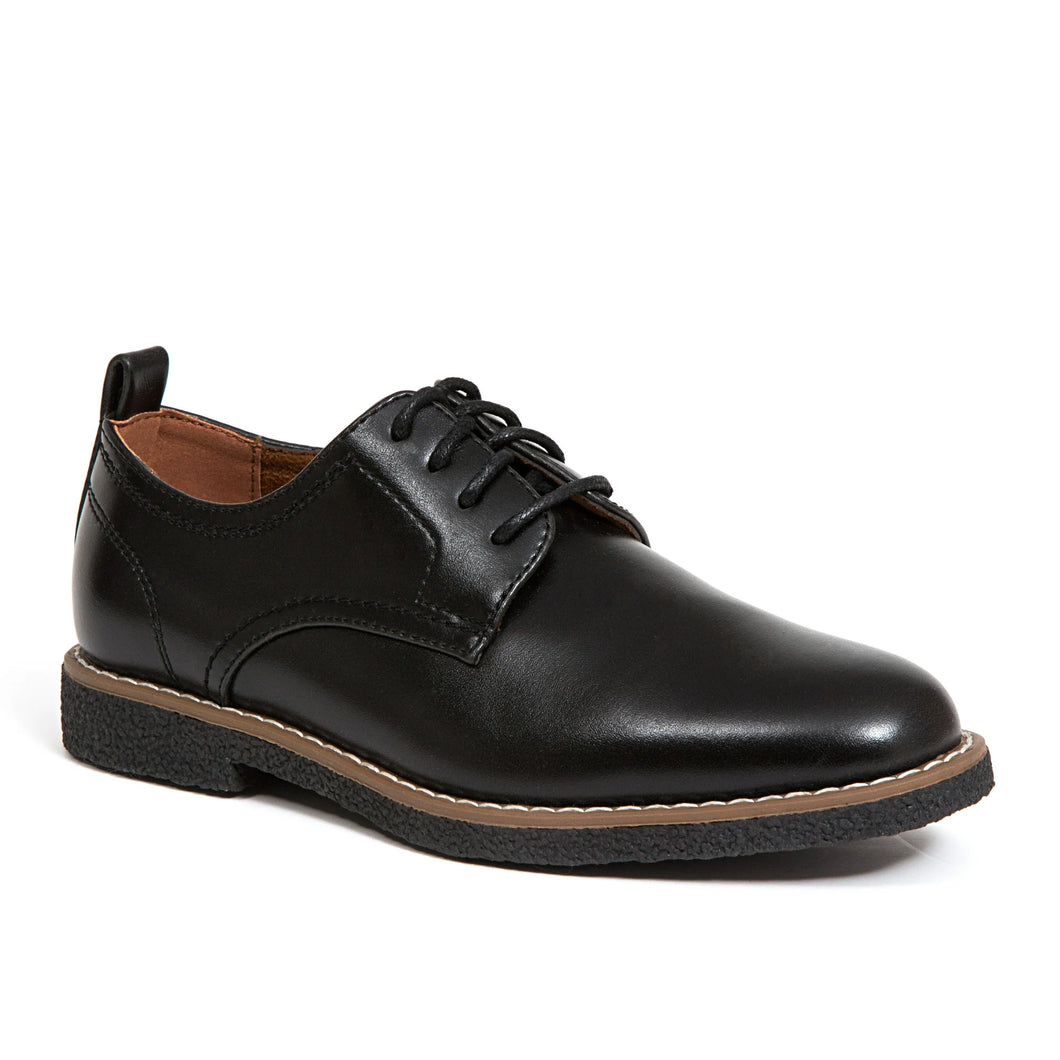 Lace-up Dress Comfort Oxford Boys Shoes Black 13.5