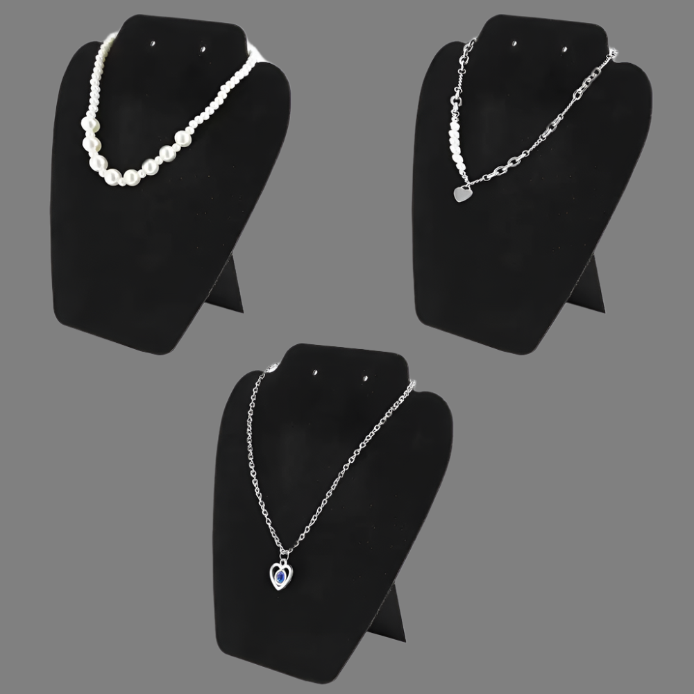 3 Pcs Necklace Displays