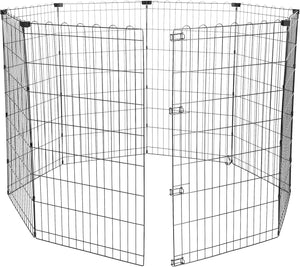 Foldable Octagonal Metal Pet Dog Exercise Fence