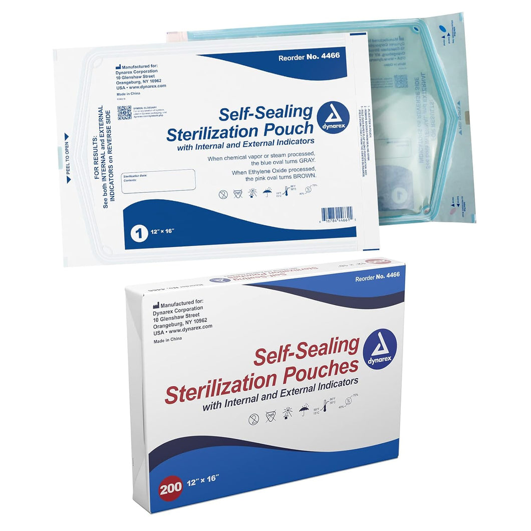 Dynarex Sterilization Pouches 200 Count