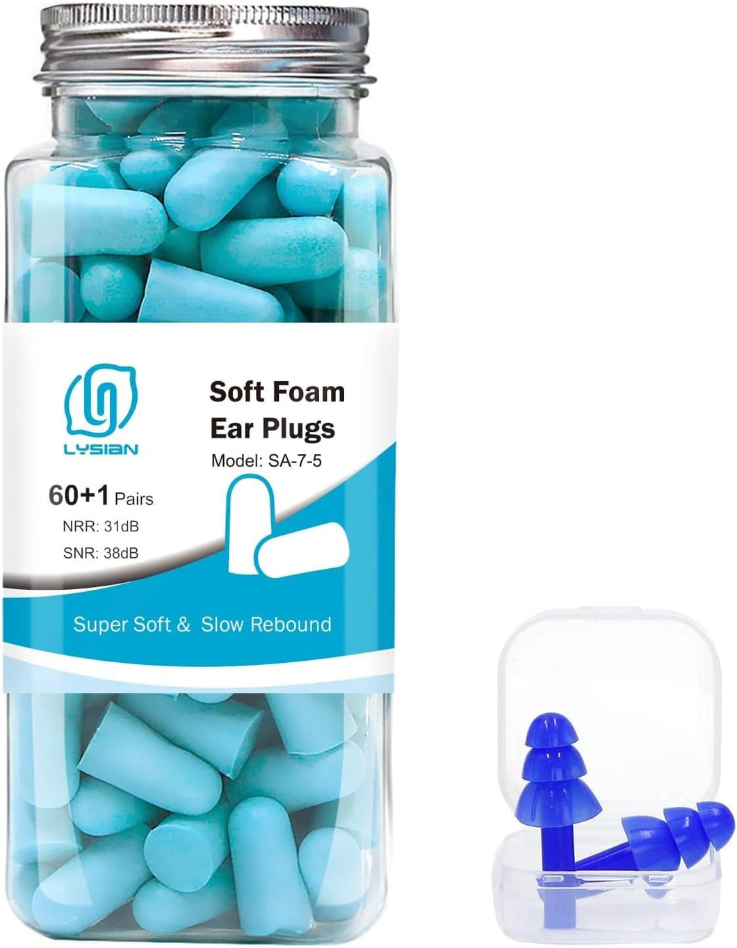 LYSIAN Ultra Soft Foam Earplugs