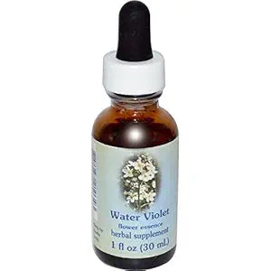 Water Violet Herbal Supplement Dropper by Flower Essence - 1 Oz