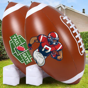 2 Pcs Giant Football Party Decoration 59"