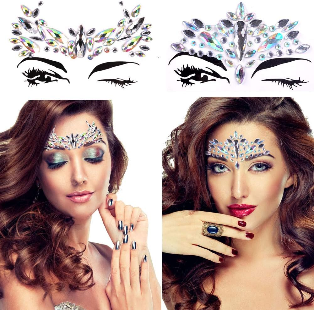 Lady Up 6 PCS Face Jewels