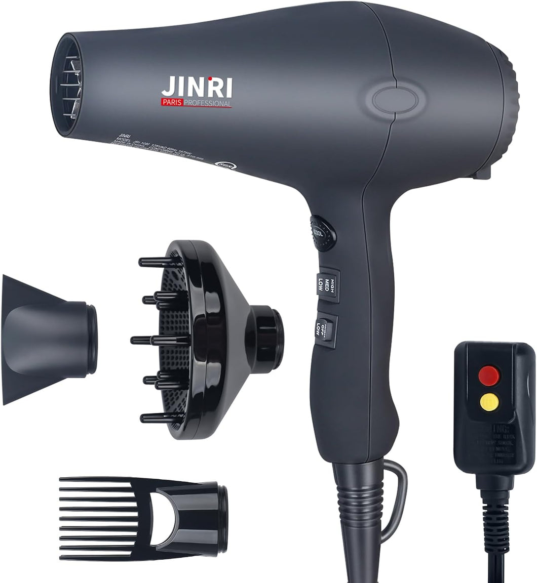 JINRI 1875W Professional Salon Grade Hair Dryer