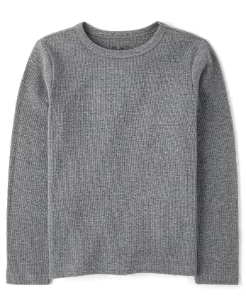 Boys Thermal Top Grey (LG)