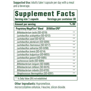 MegaFood  Probiotic Original 30ct