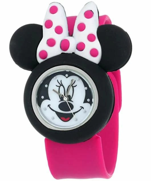 Disney Minnie Mouse Slap Bracelet Watch w/ Gift Box