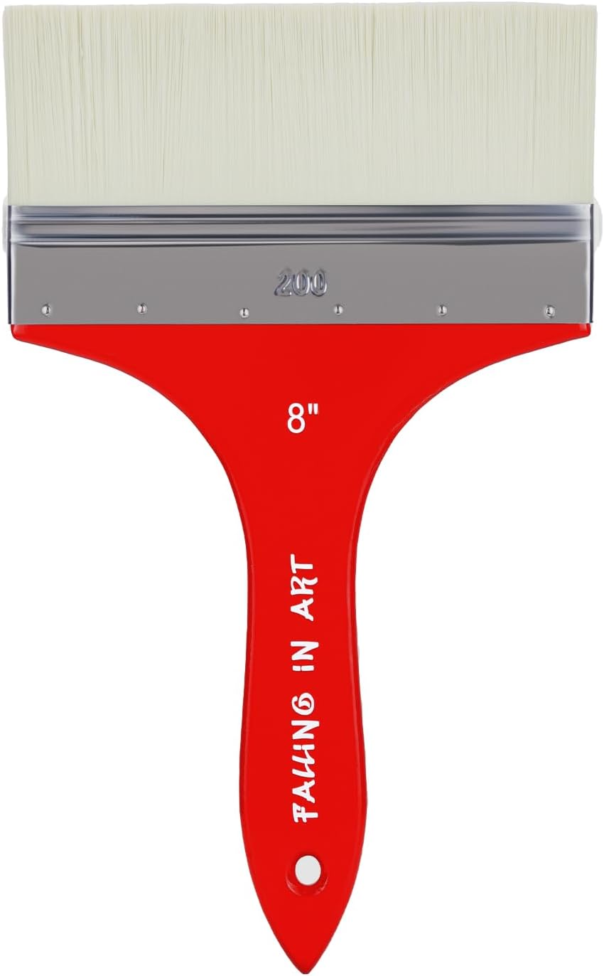 Large Scale Brush for Oil and Acrylic Paints (8 Inch)