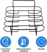 Load image into Gallery viewer, 2 Pack Rib Rack for Smoking Nonstick Grill
