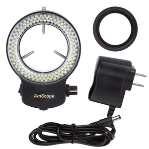 144 LED Intensity-Adjustable Ring Light