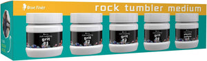 Rock Tumbler Refill Grit Media Kit, Stone Polisher