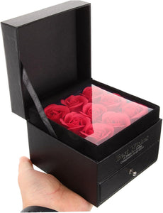 Red Rose & Jewelry Gift Box