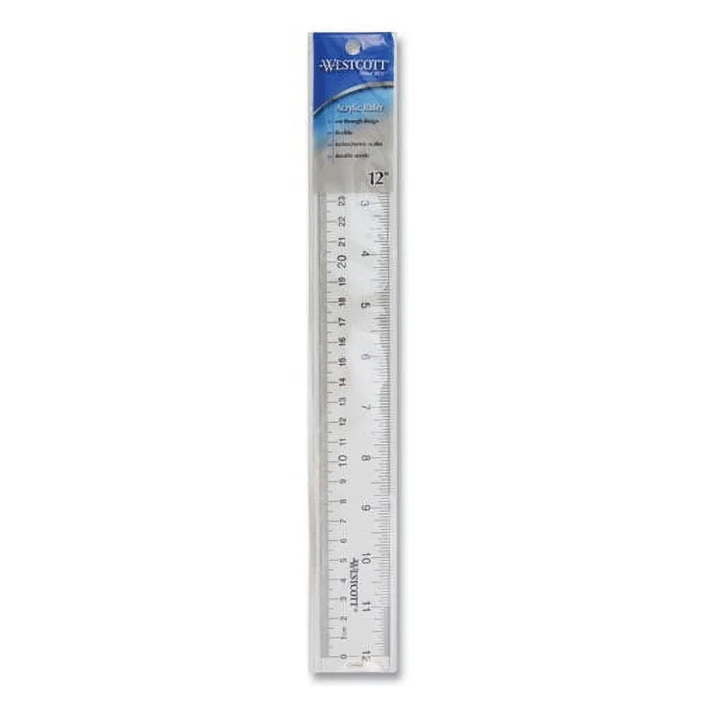 Clear Flexible Acrylic Ruler – West Tech Shipping