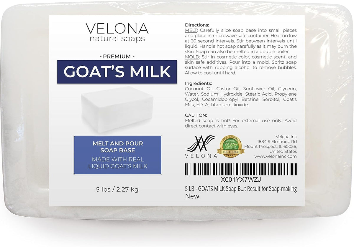 Goats MILK Soap Base 5LB – West Tech Shipping