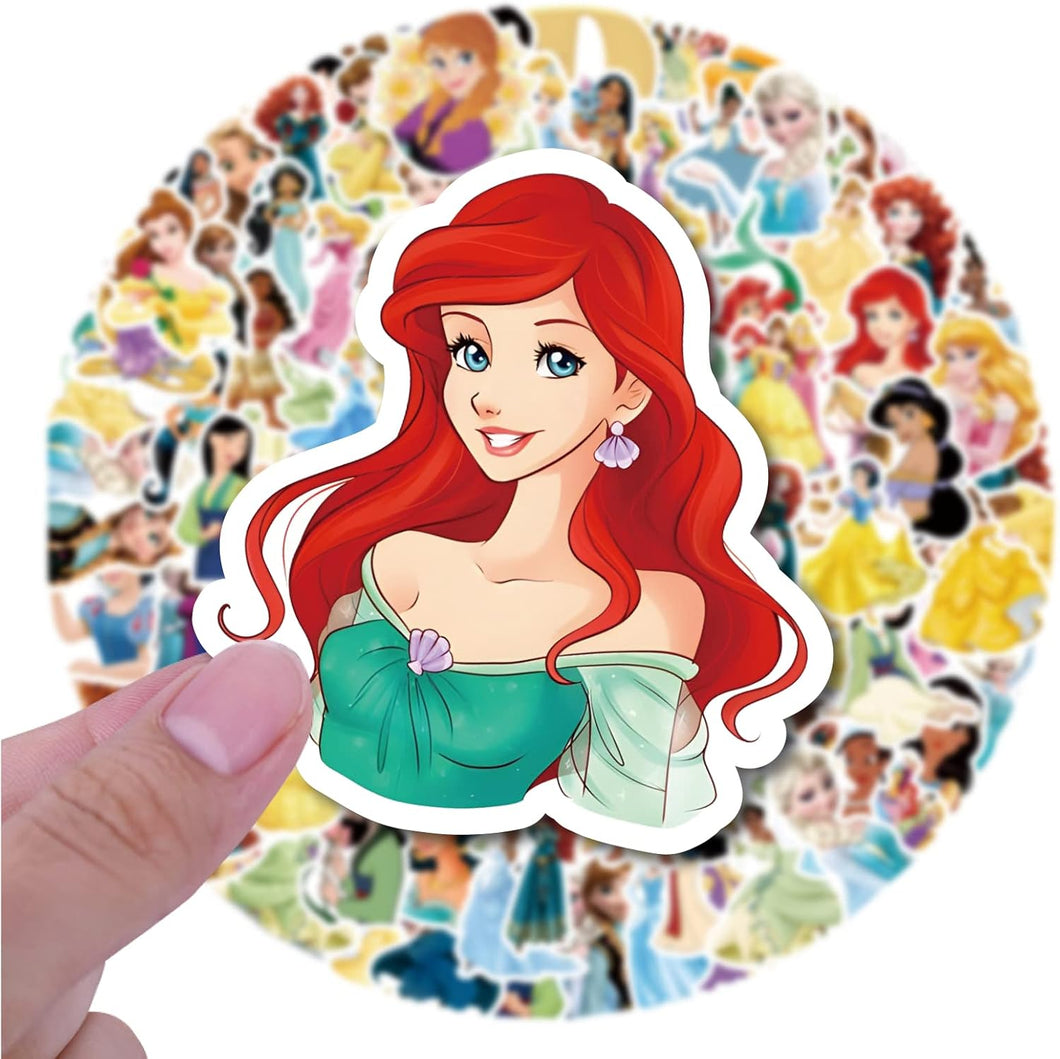 120Pcs Princess Stickers for Water Bottles