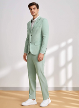 Load image into Gallery viewer, Manfinity Mode Men Single Breasted Blazer &amp; Tailored Pants
