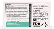 Load image into Gallery viewer, NutraBlast Tea Tree Oil Suppositories (12 Count)
