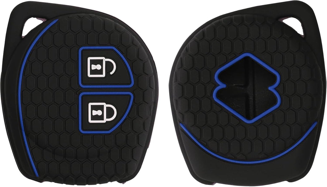 Soft Silicone 2 Button Car Key Holder Compatible with Suzuki