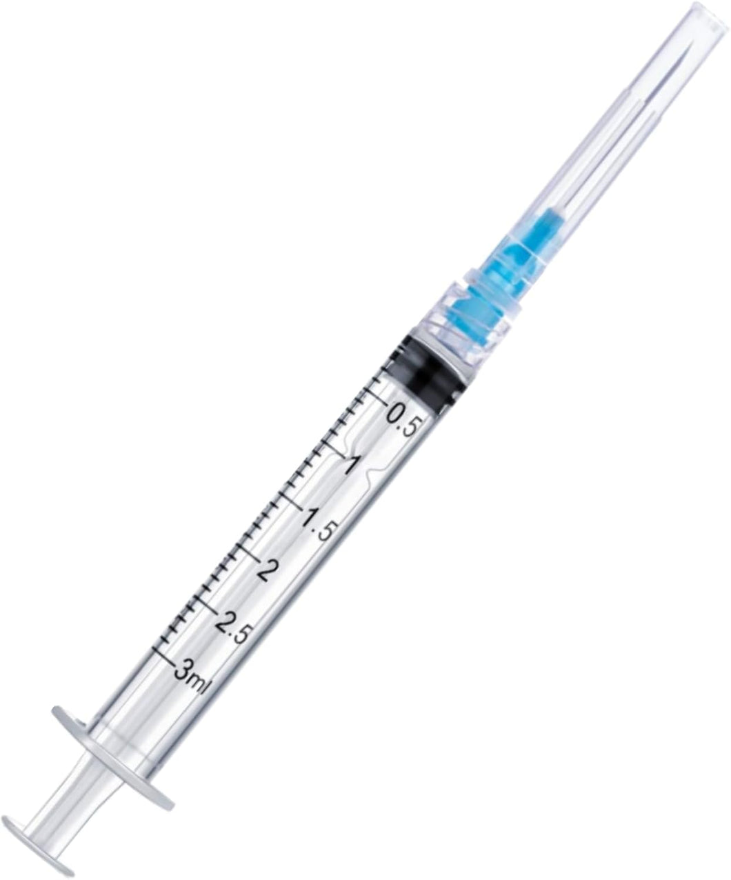 100 Pack Disposable 3ml/cc Lab Syringes