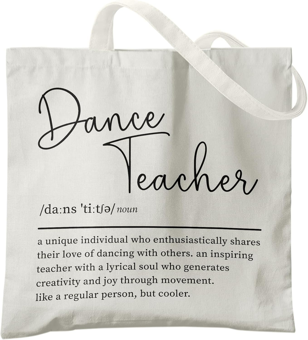 Dance Teacher Canvas Tote Bag