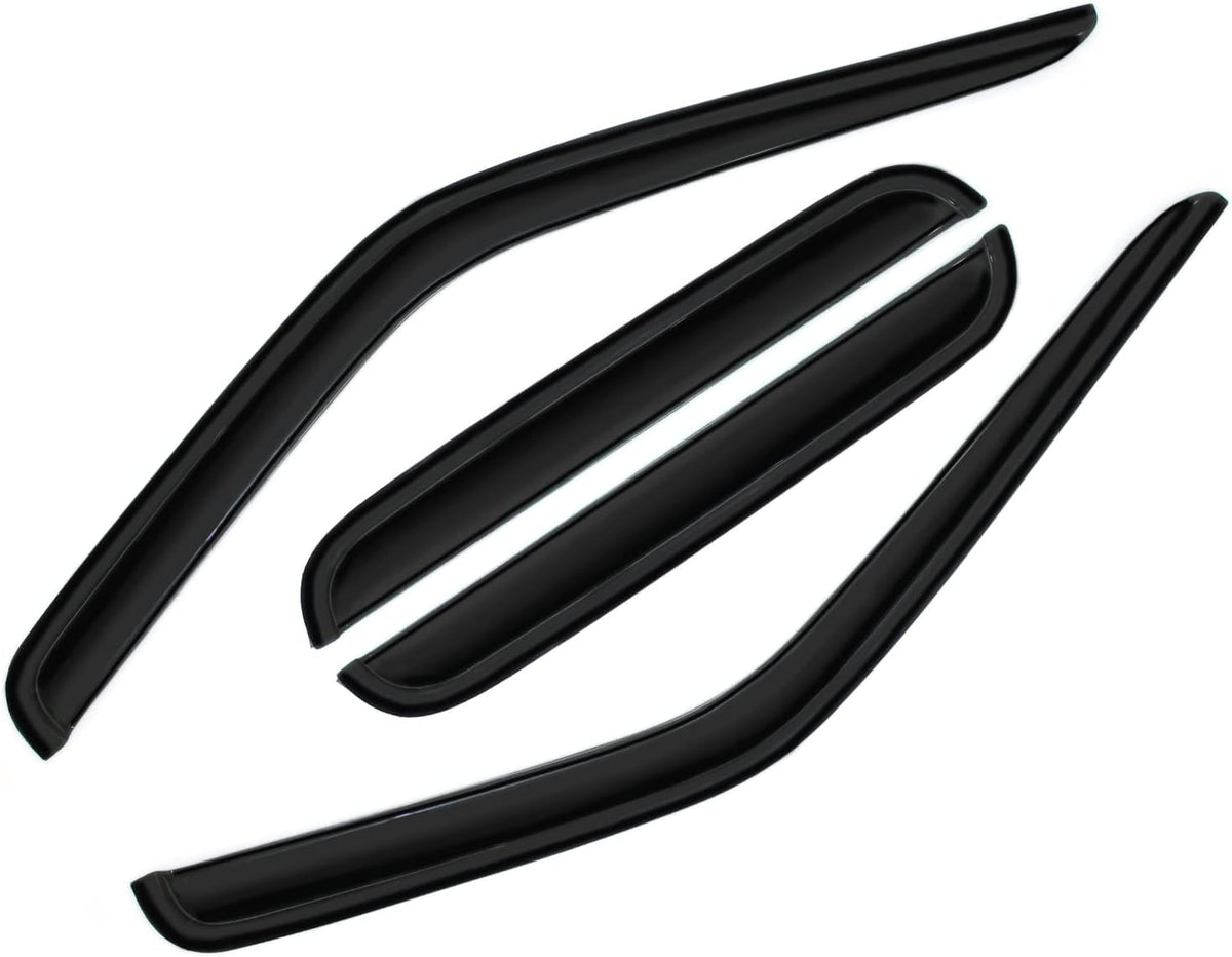 4Pcs Set Glass Run Channel Rubber Seal Window For 4Pcs Set Glass Run Channel Rubber Seal Window For