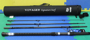 Okuma Voyager Signature Surf Travel Rod 10' 0" 4Pc W/Hard Tube Case VSS-S-1004MH