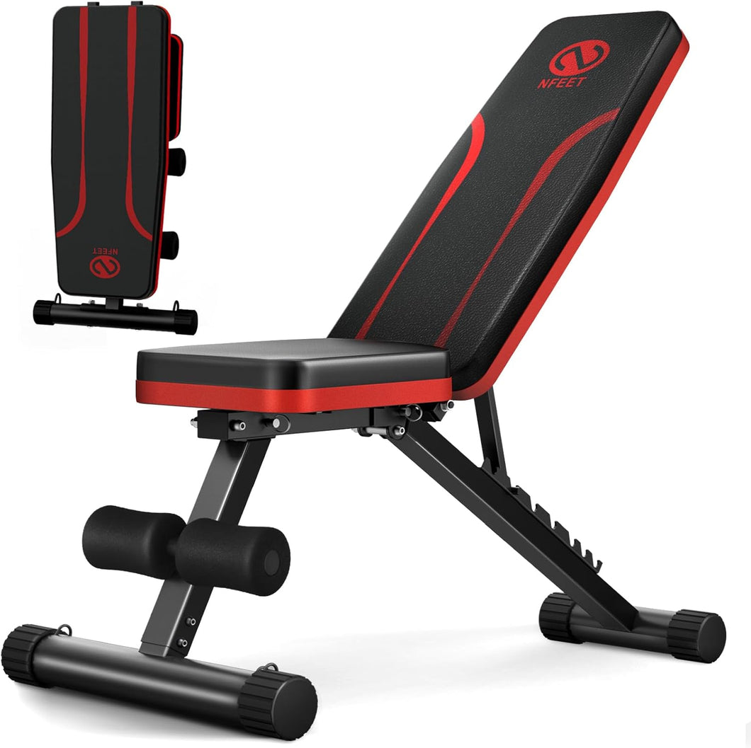 Foldable Workout Bench for Home Gym