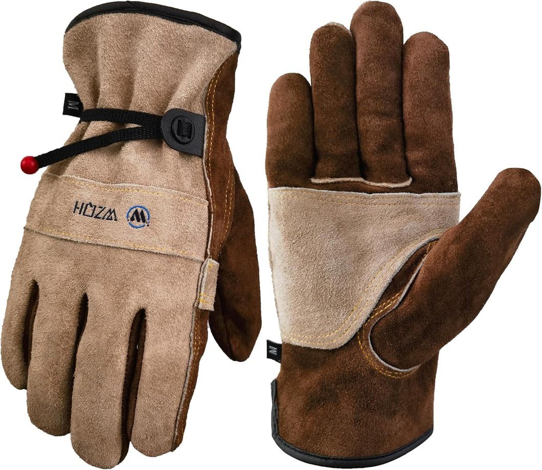 Leather Work Gloves for Men or Women XXL